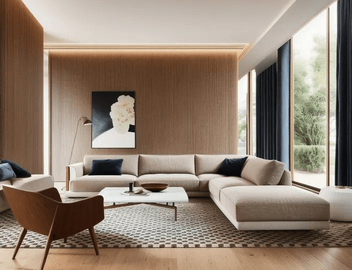 Thiết Kế Phòng Khách Tối Giản Trang trí phòng khách