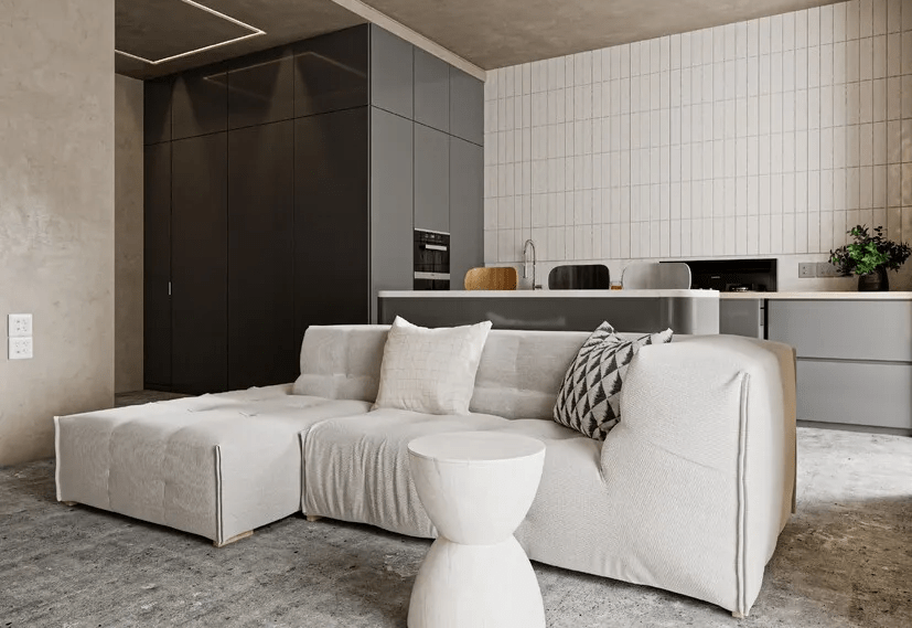 Thiết Kế Phòng Khách Tối Giản Mẫu phòng khách tối giản