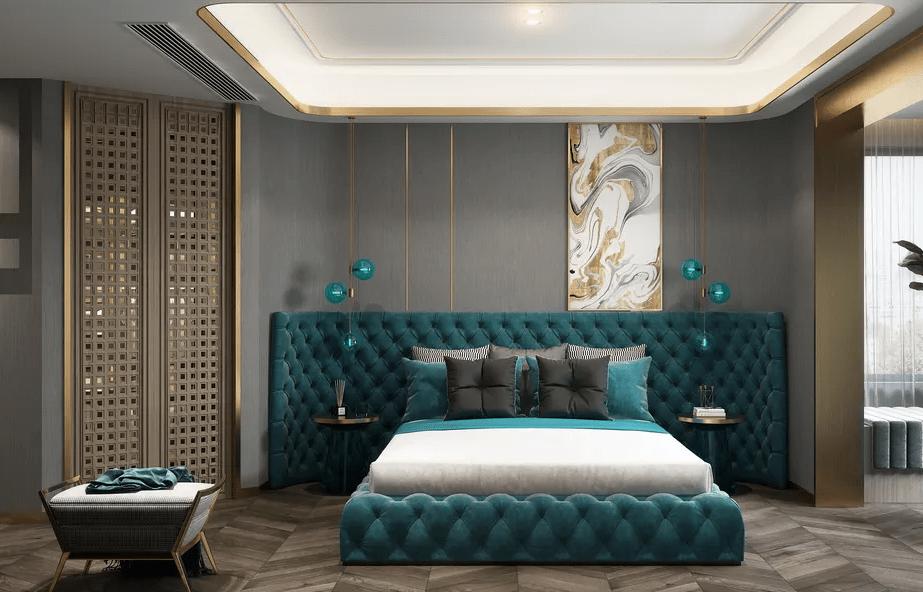 Thiết Kế Phòng Ngủ Vợ Chồng Mẫu phòng ngủ vợ chồng sang trọng - đẳng cấp