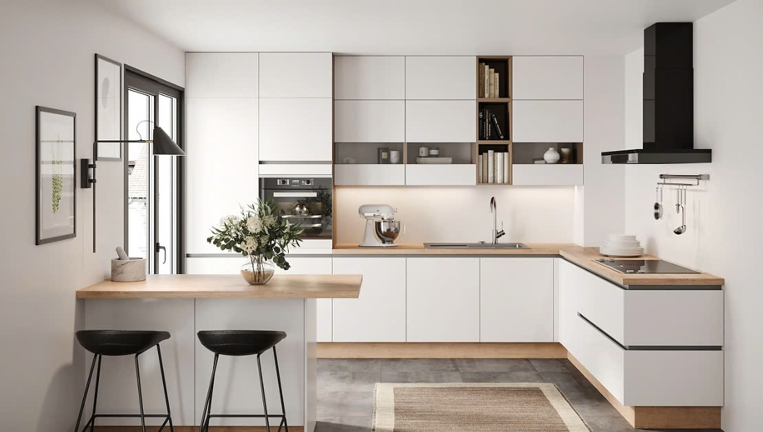 Thiết kế tủ bếp chung cư