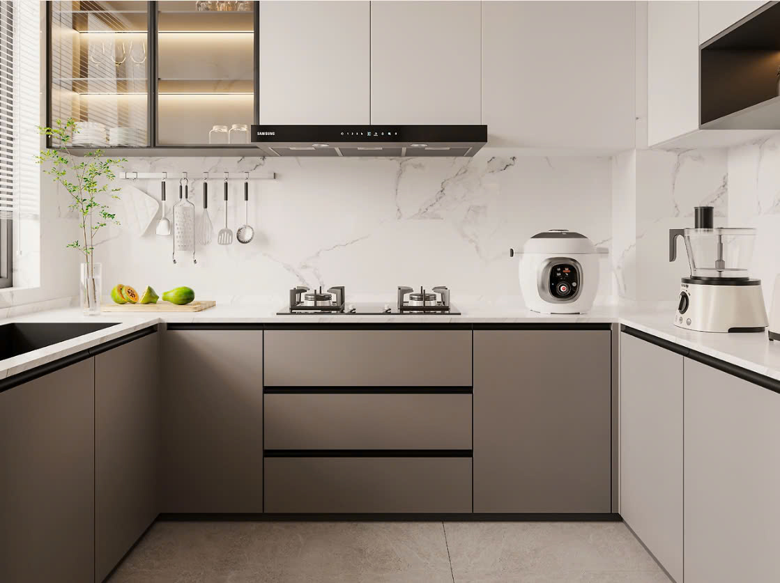 tủ bếp chung cư đẹp