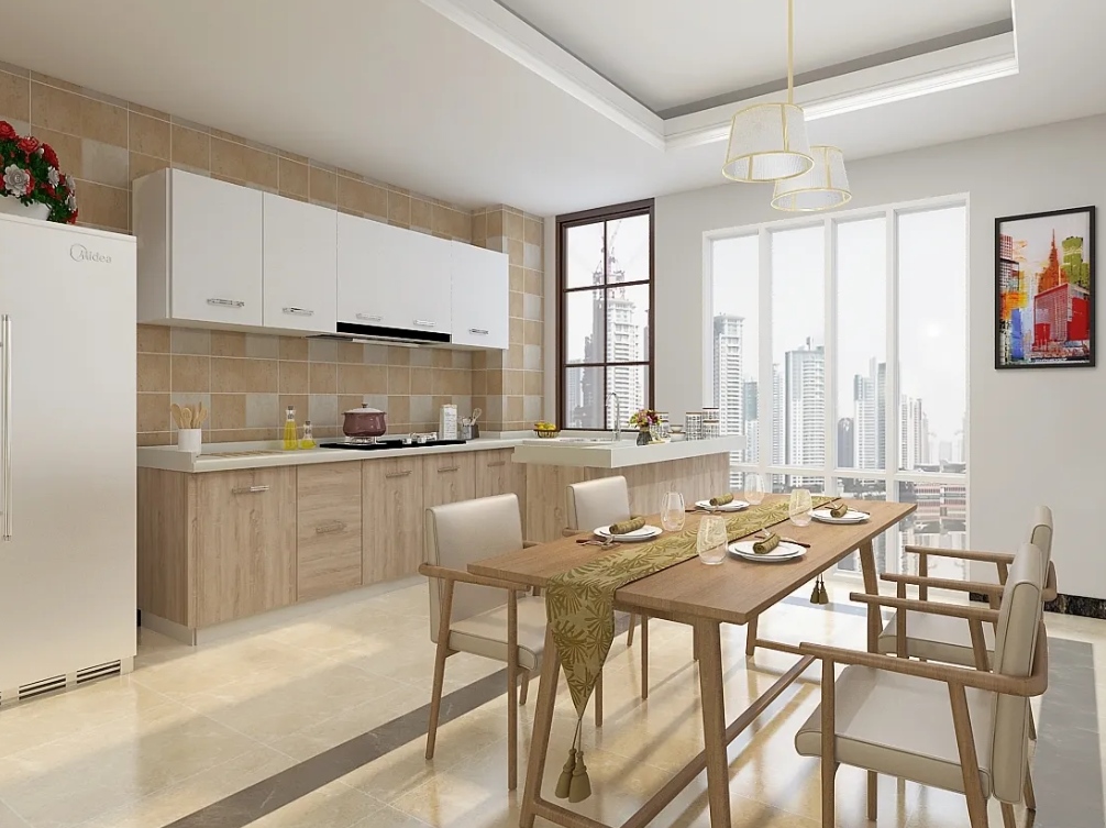 thiết kế tủ bếp mdf