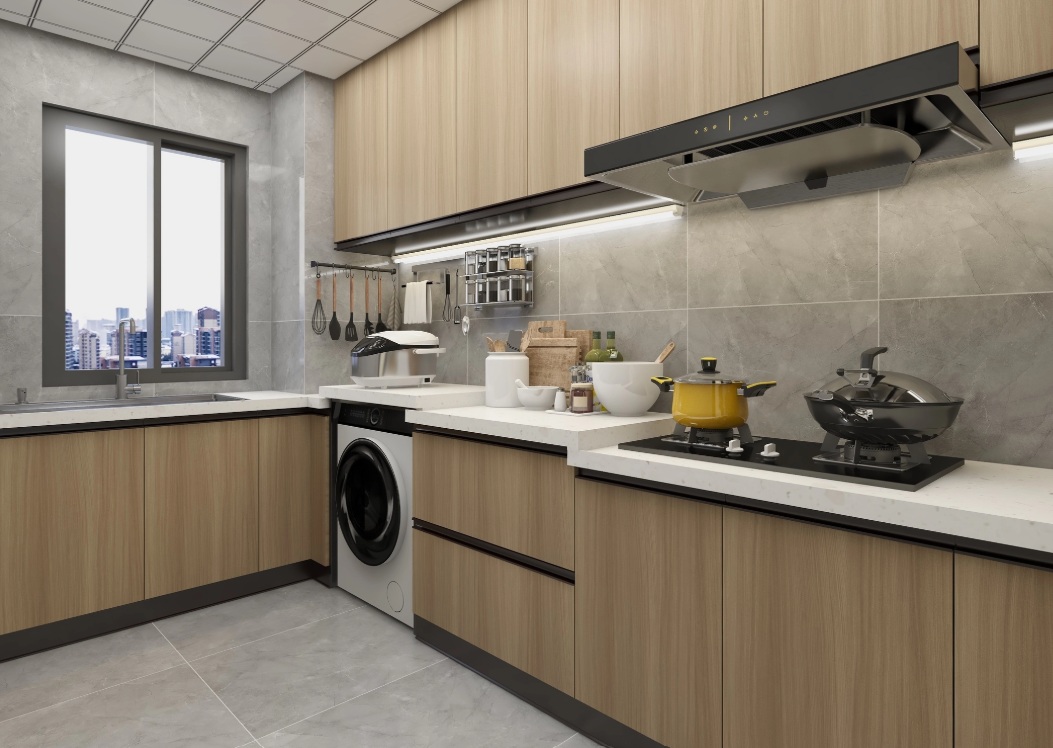 mẫu tủ bếp gỗ