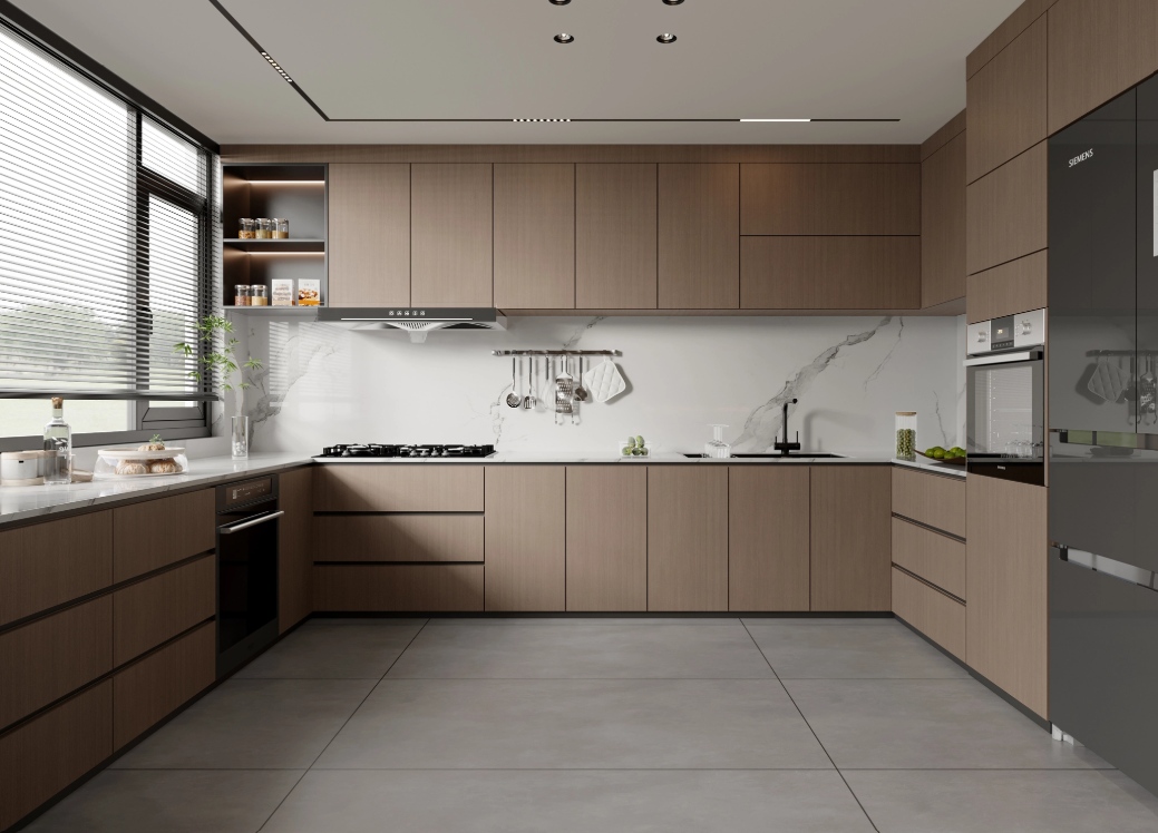 tủ bếp hình dáng chữ u