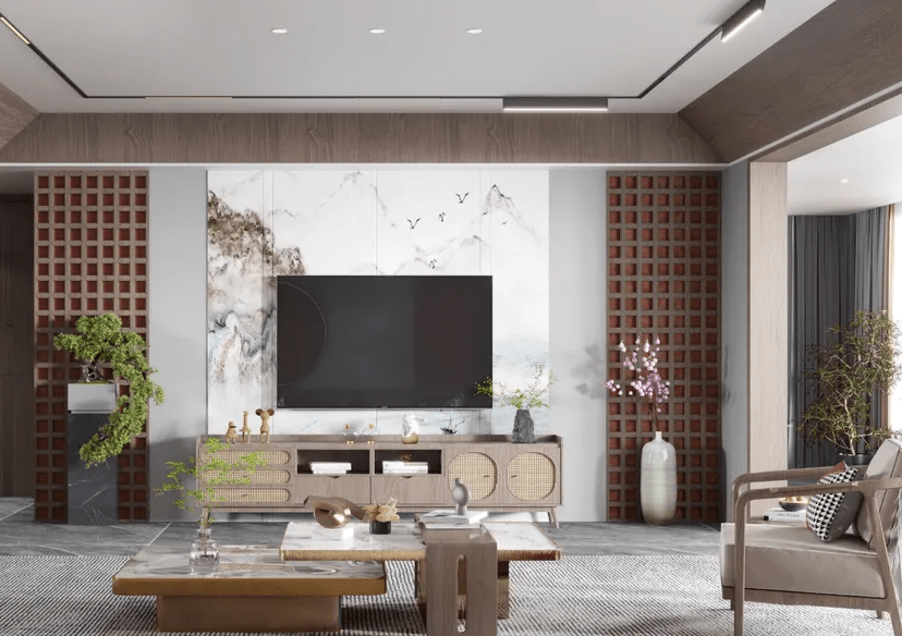 Phòng khách trang trí đẹp 