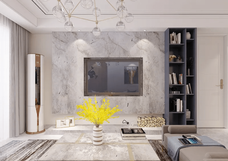 Mẫu vách ốp tường phòng khách đẹp