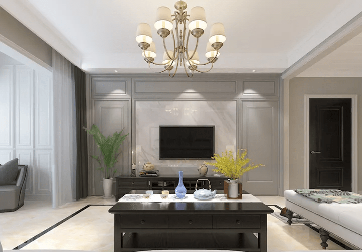 Vách ốp tường phòng khách