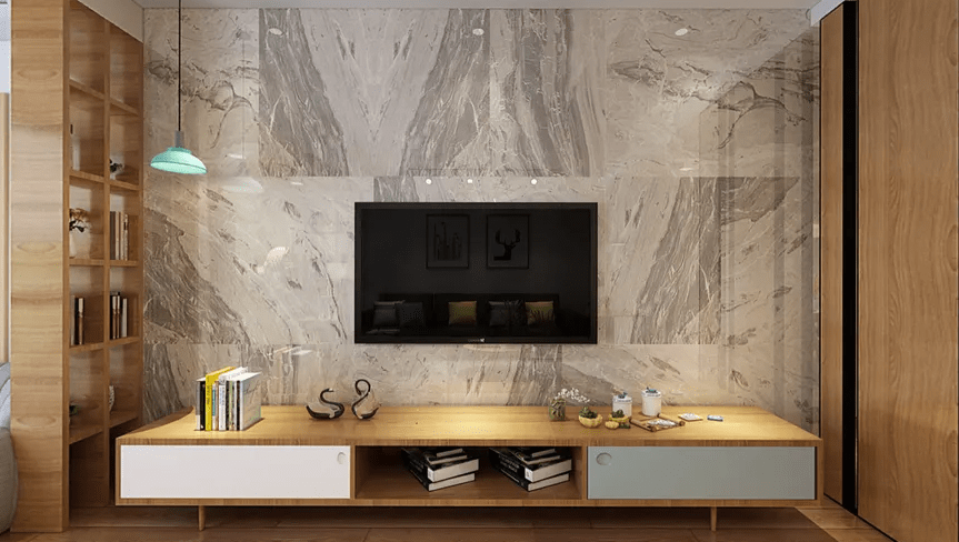 Mẫu vách ốp tường phòng khách
