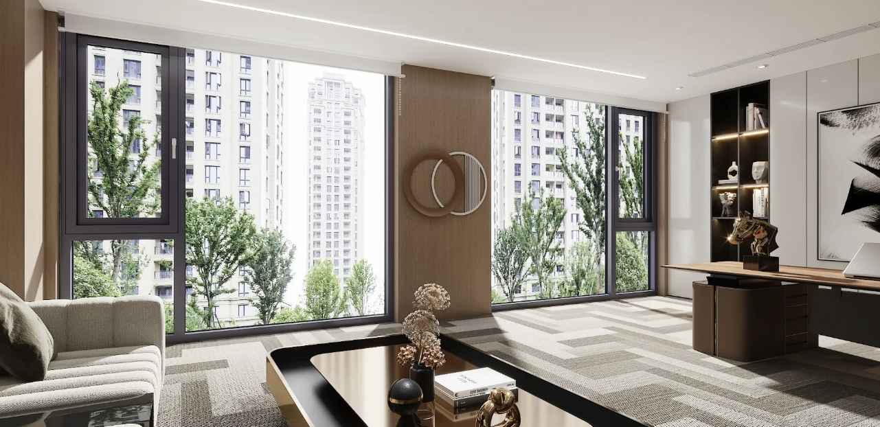 Cửa số lớn trong chung cư 60m2