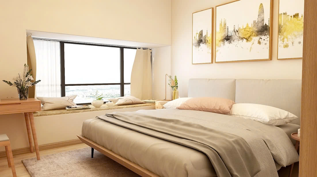 Nội Thất Phòng Ngủ Gỗ Công Nghiệp