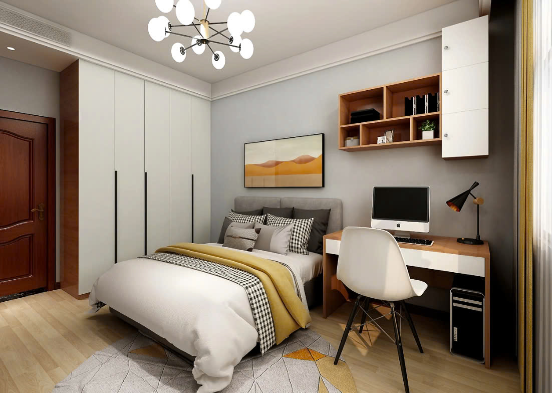 mẫu phòng ngủ gỗ công nghiệp