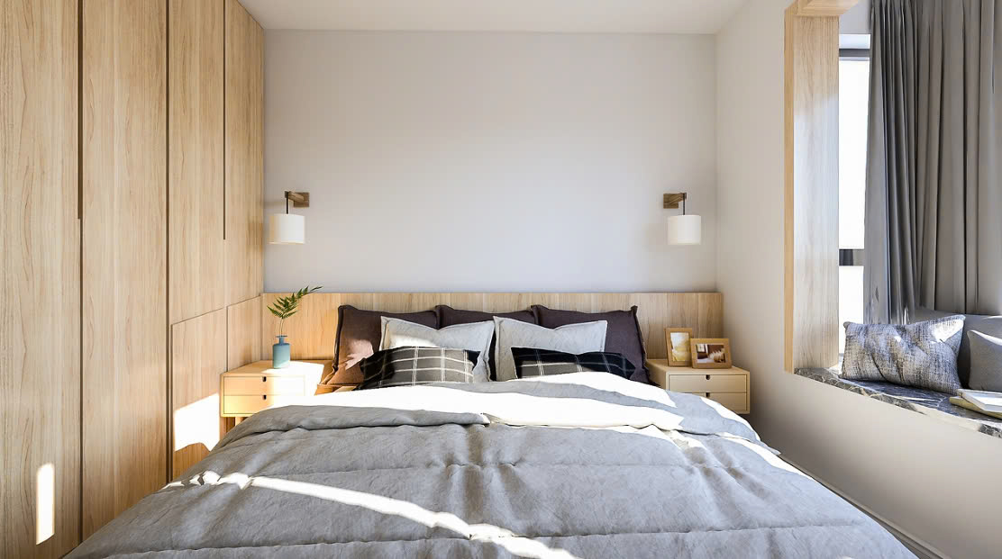 Nội Thất Phòng Ngủ Gỗ Công Nghiệp