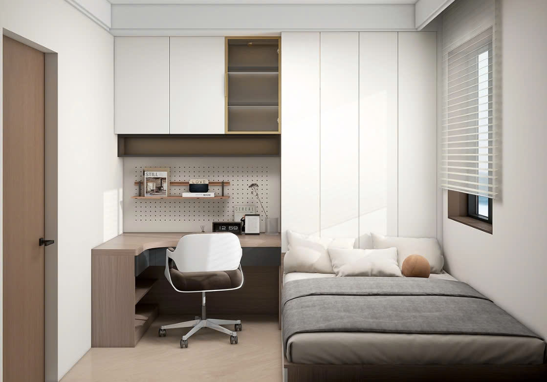 Nội Thất Phòng Ngủ Gỗ Công Nghiệp