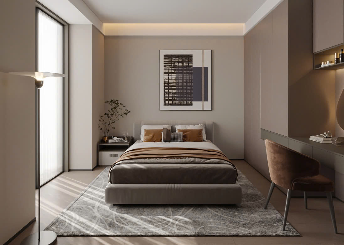 combo phòng ngủ gỗ công nghiệp