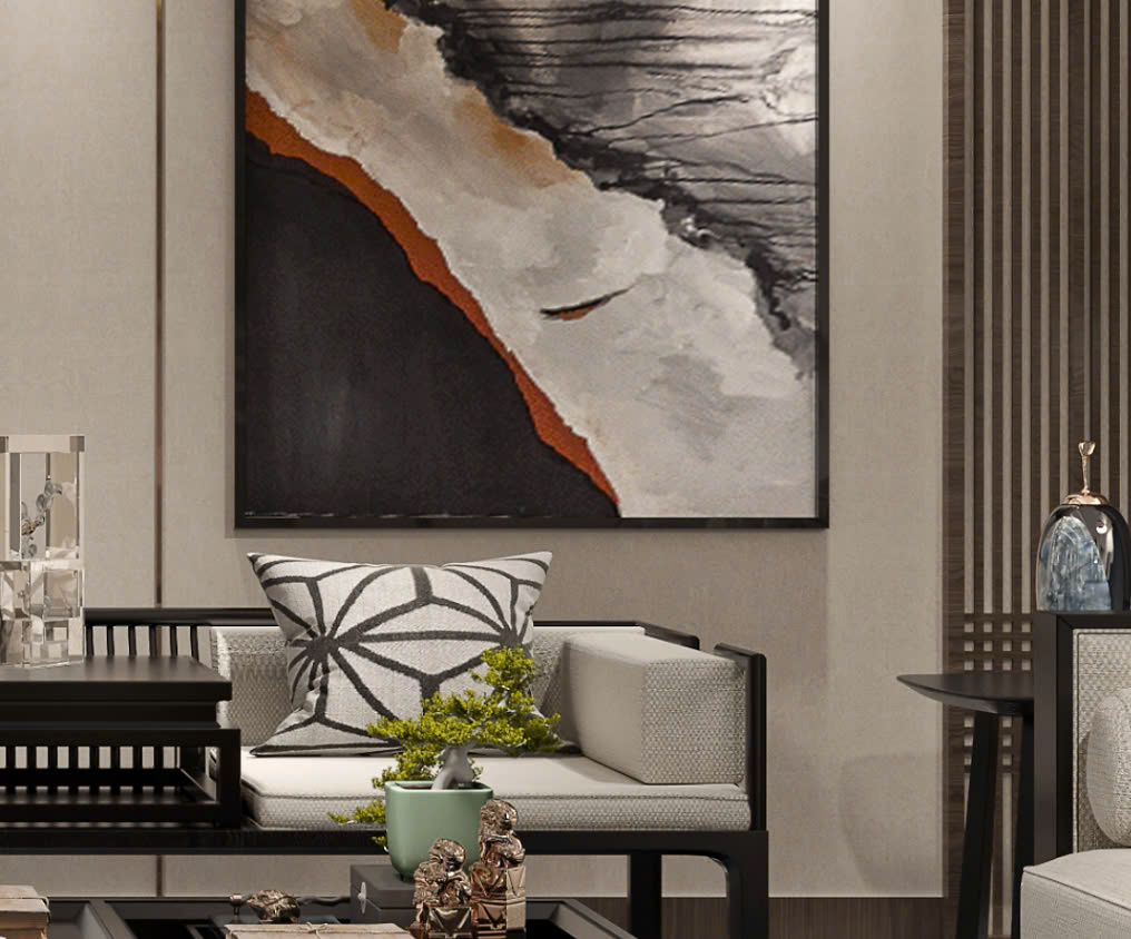 Phòng Khách Indochine Phong cách thiết kế Indochine