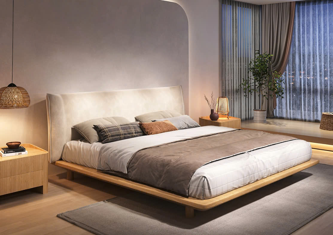 Phòng Ngủ Gỗ Tự Nhiên Phòng ngủ nội thất gỗ tự nhiên