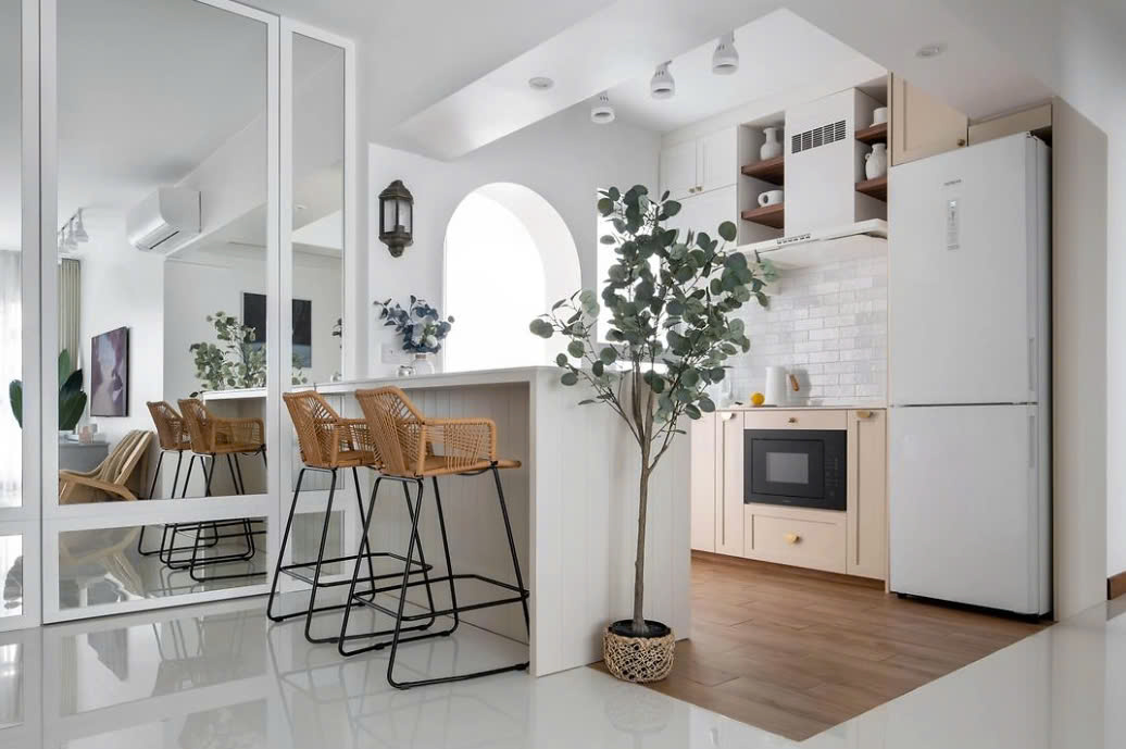 thiết kế nhà bếp không gian mở thiết kế nội thất bếp