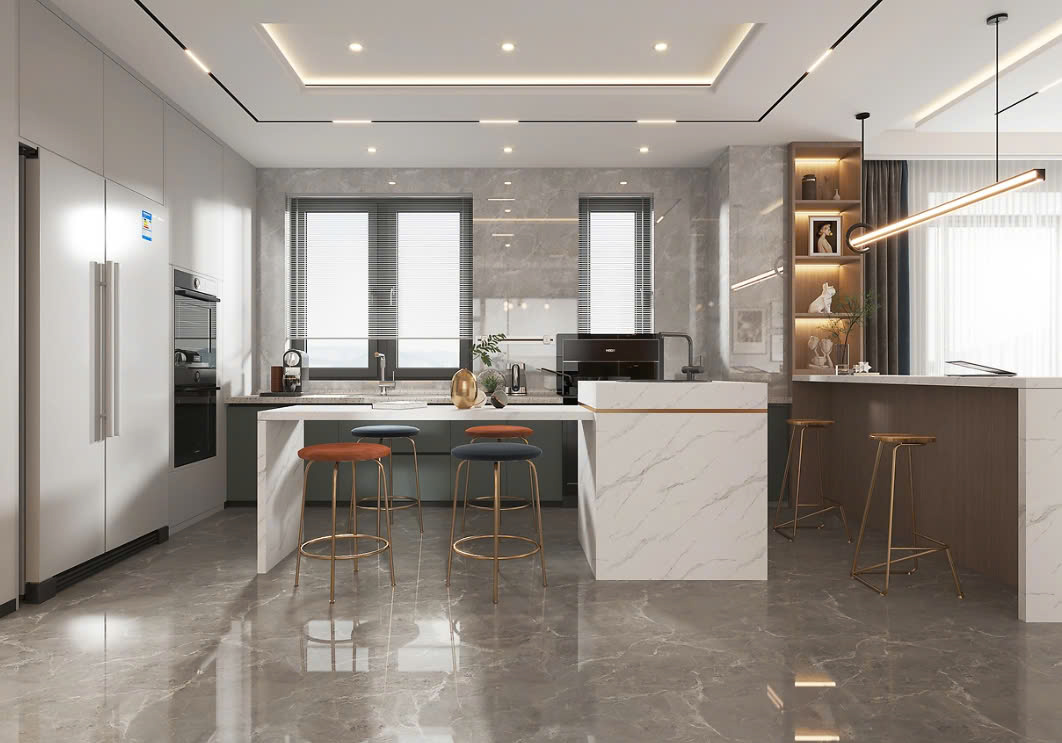 thiết kế nhà bếp không gian mở thiết kế nhà bếp không gian mở