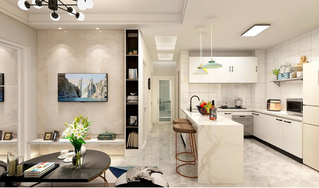 thiết kế nhà bếp không gian mở thiết kế nhà bếp không gian mở