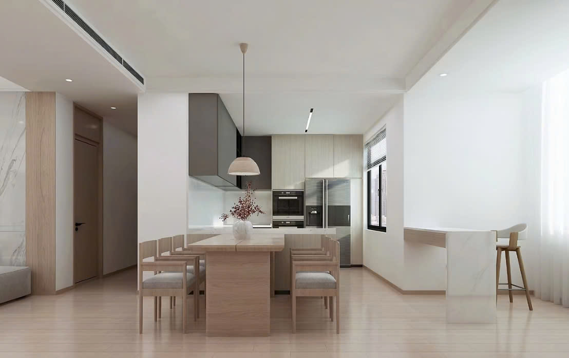 thiết kế nhà bếp không gian mở thiết kế nhà bếp không gian mở