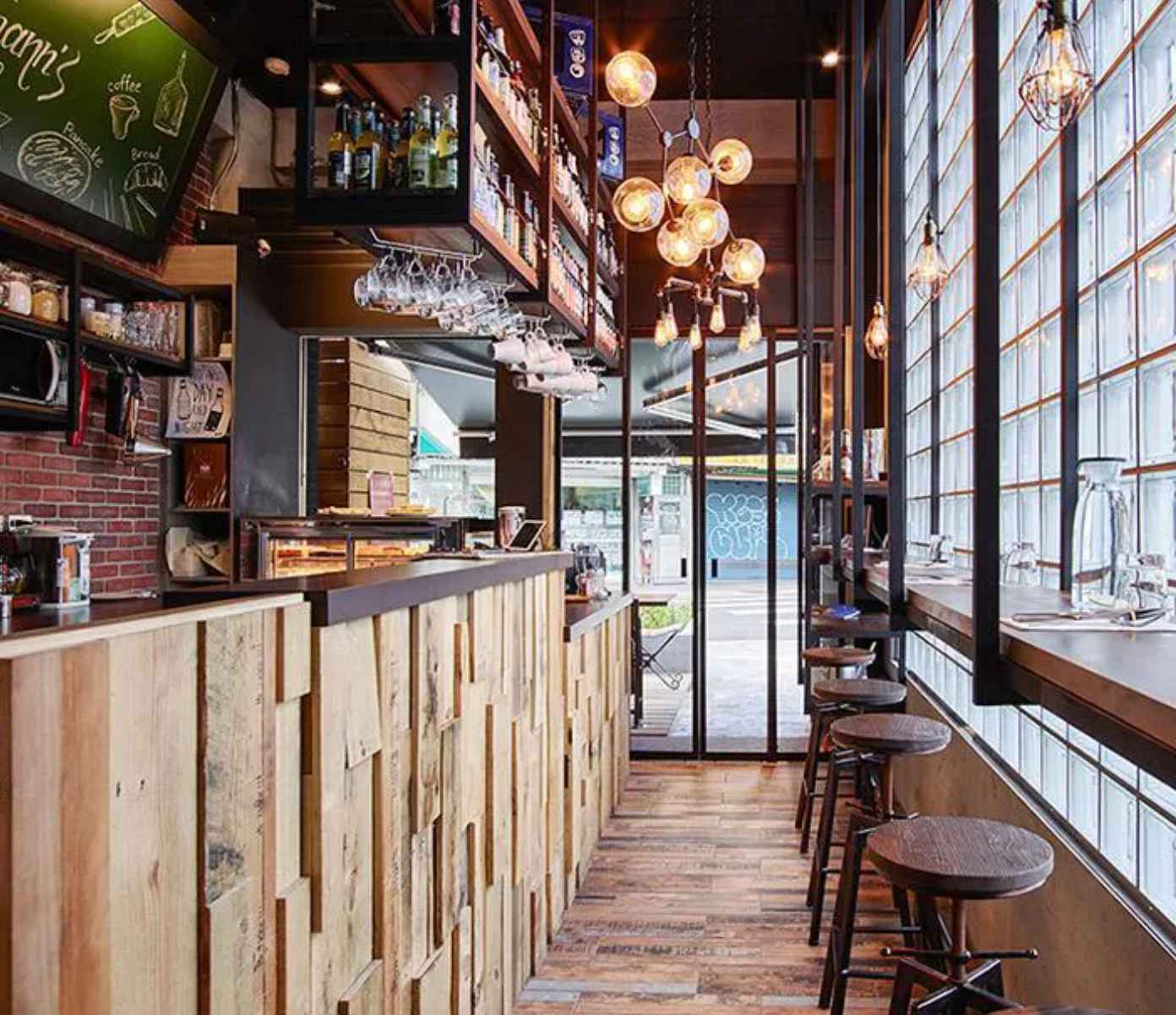 Thiết Kế Quầy Bar Quán Cà Phê Phong Cách Vintage