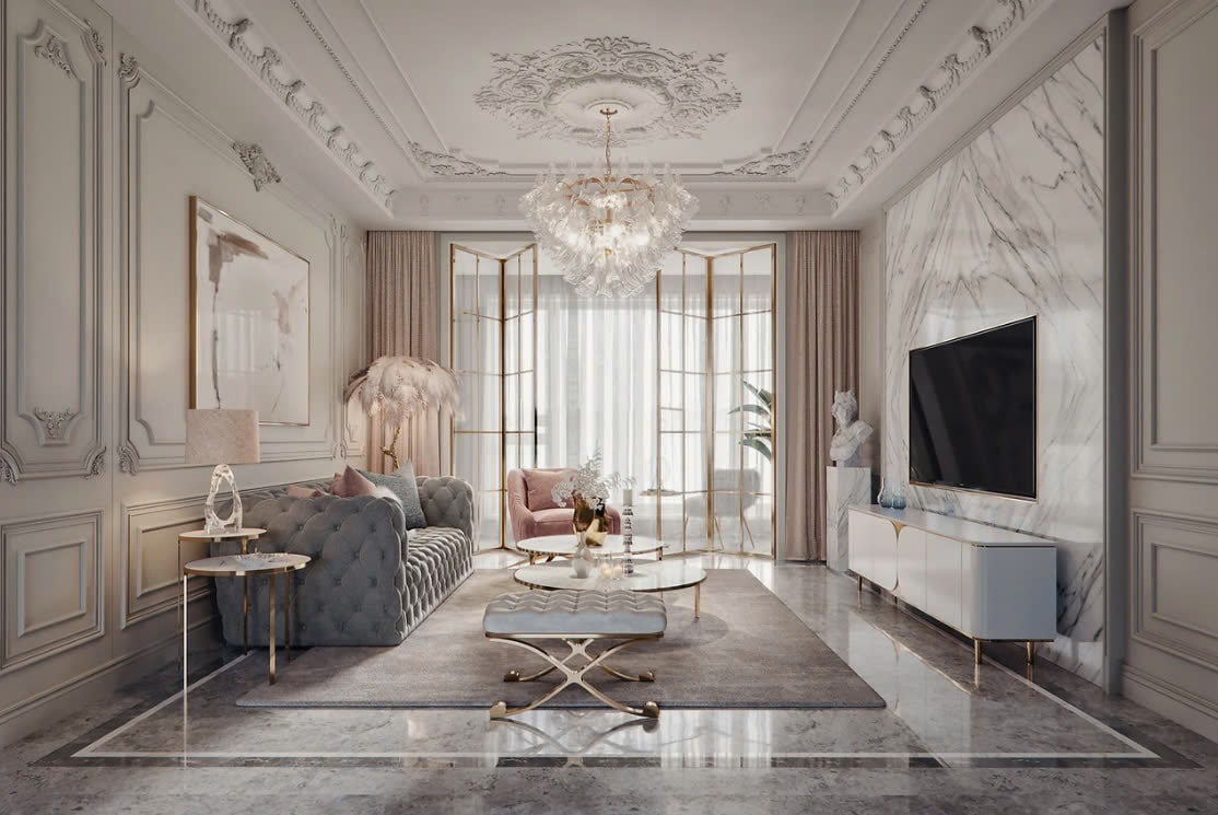 Chung Cư Tân Cổ Điển chung cư phong cách tân cổ điển