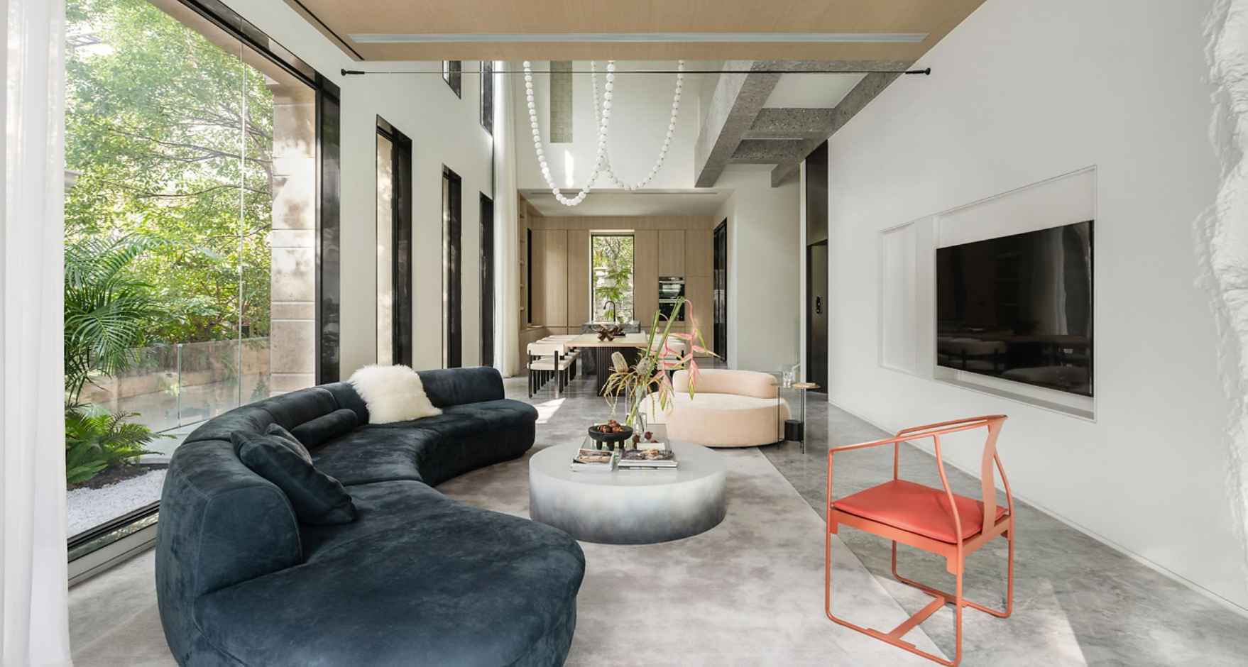 Phòng Khách Thông Tầng Phòng khách thông tầng phong cách Bắc Â