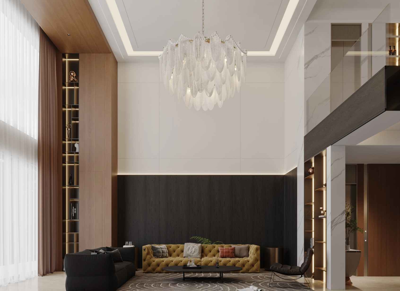 Phòng Khách Thông Tầng Phòng khách thông tầng hiện đại