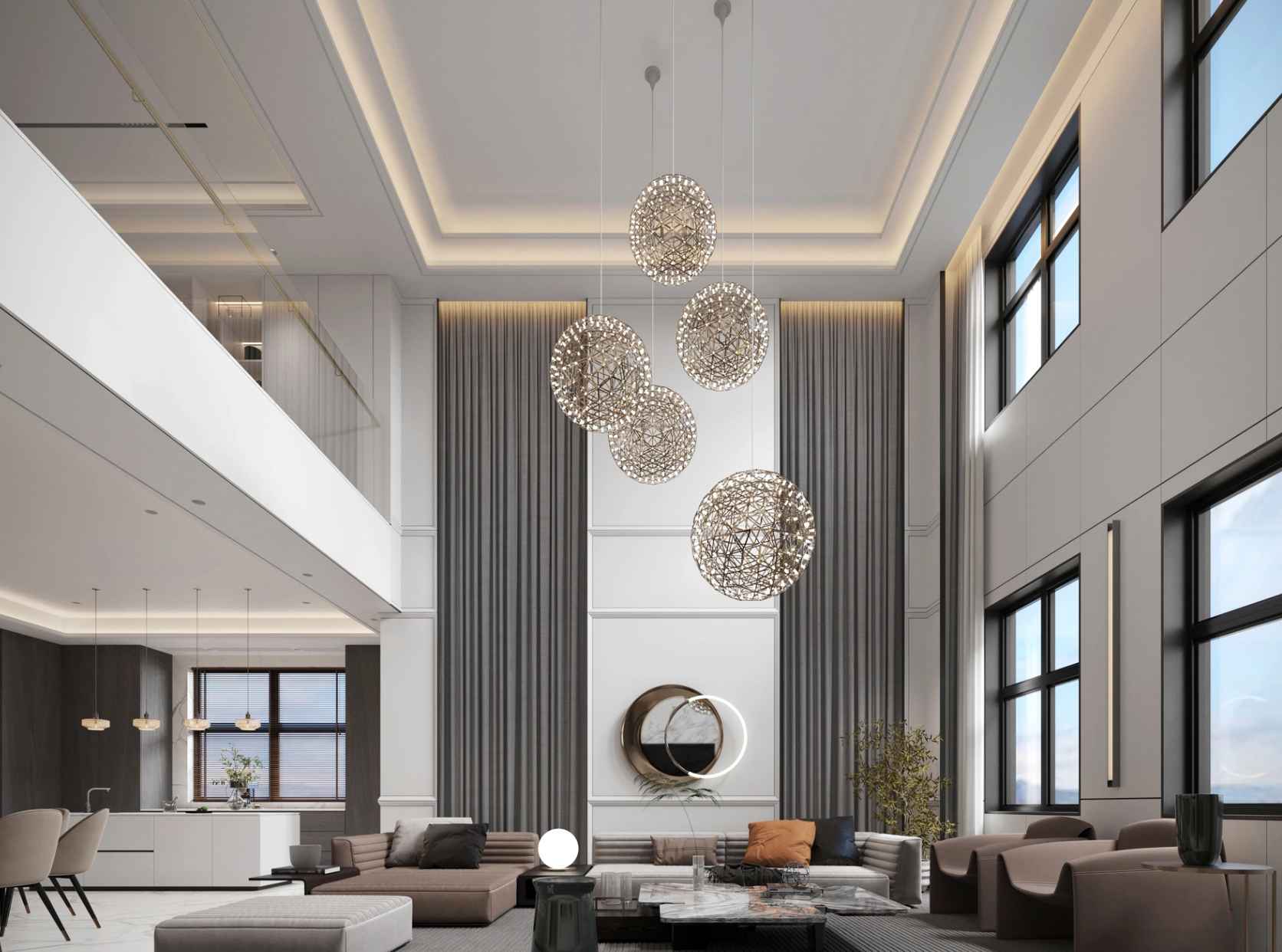 Phòng Khách Thông Tầng Gợi Ý Mẫu Phòng Khách Thông Tầng Đẹp