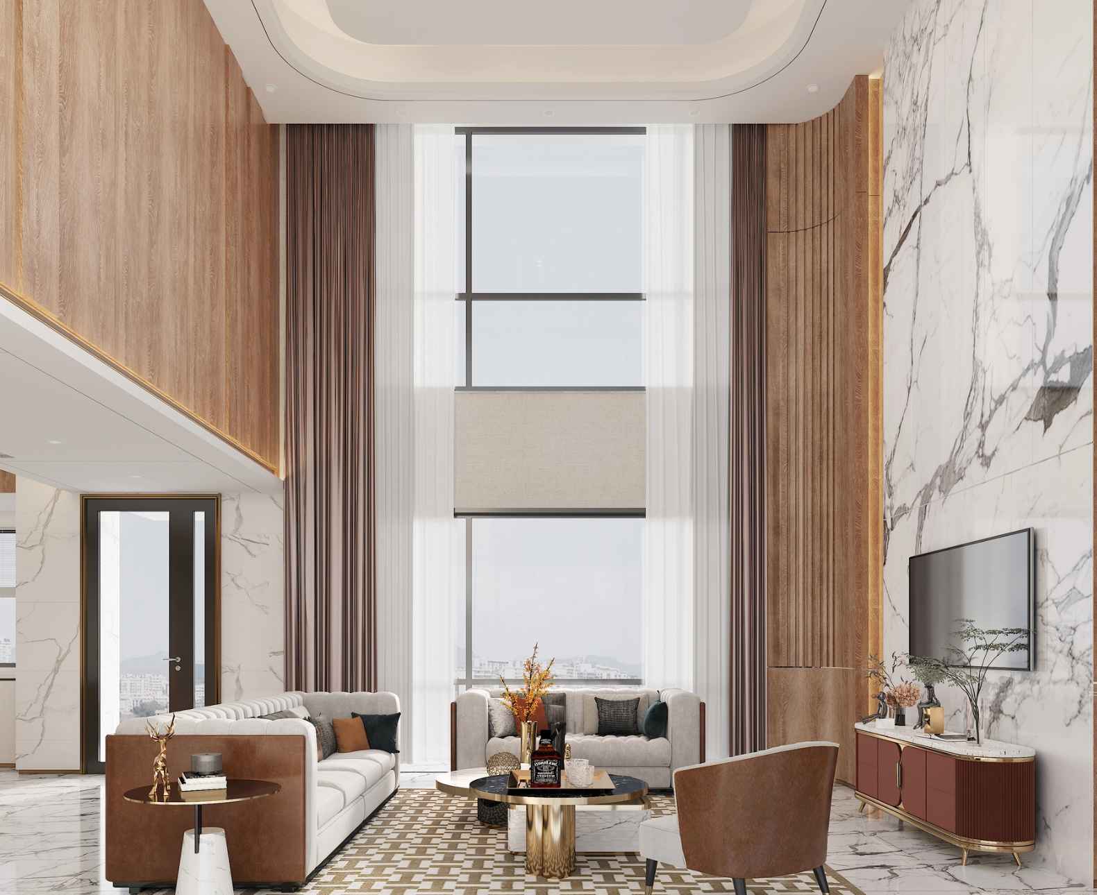 Phòng Khách Thông Tầng Gợi Ý Mẫu Phòng Khách Thông Tầng Đẹp