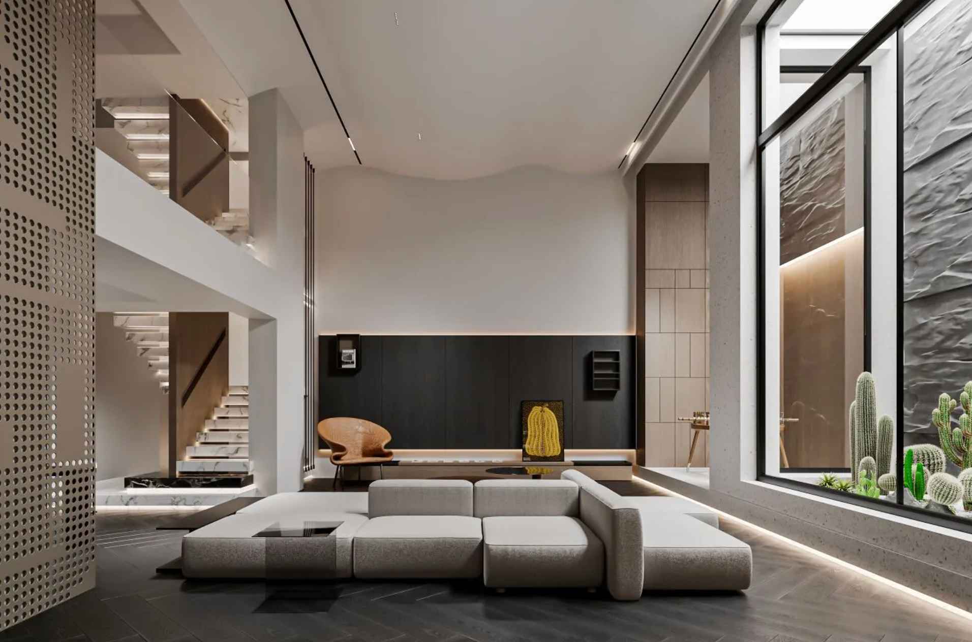 Phòng Khách Thông Tầng Phòng khách thông tầng biệt thự