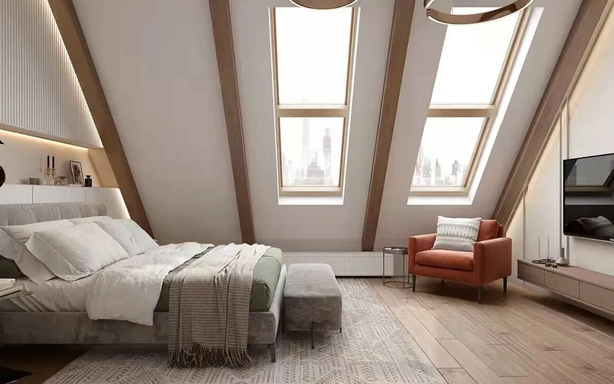 Kinh Nghiệm Khi Thiết Kế Phòng Ngủ Gác Mái