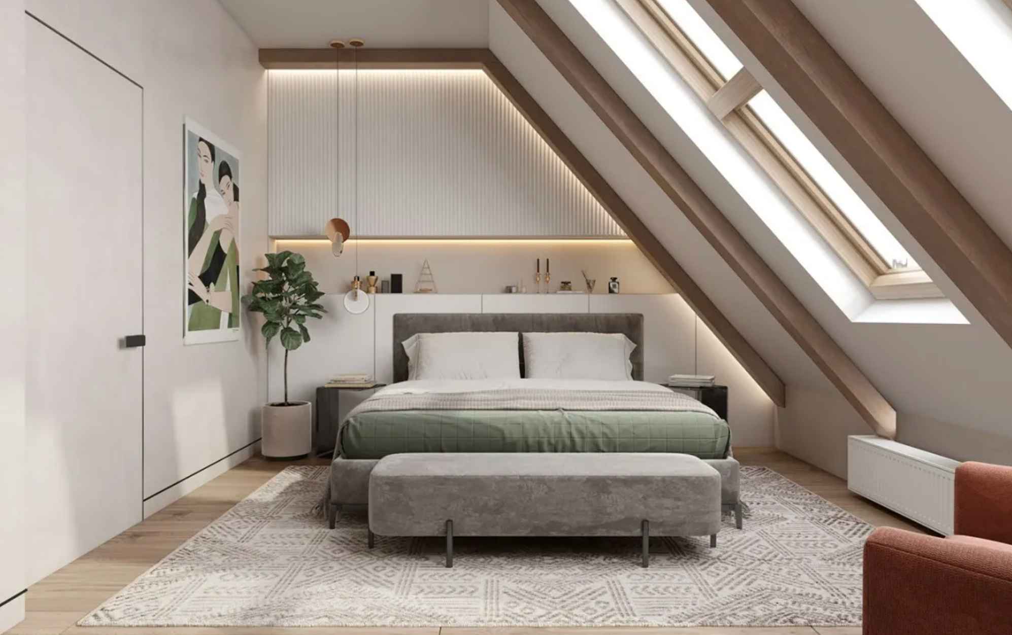 Thiết Kế Phòng Ngủ Gác Mái Cần Lưu Ý Những Gì?