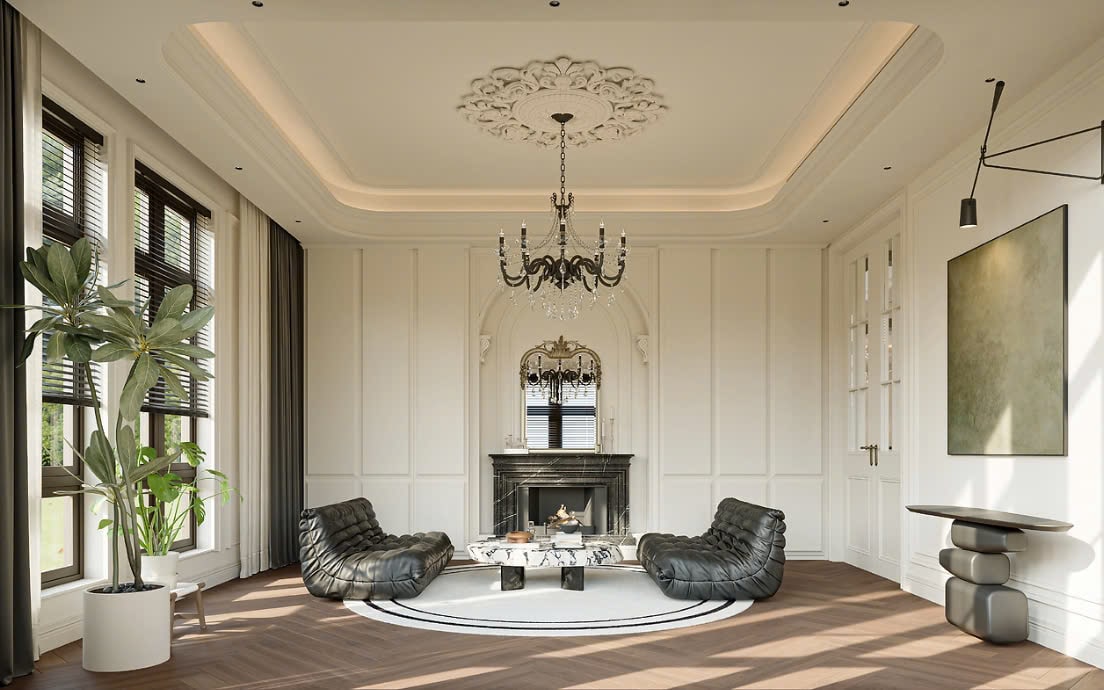 Nhà Phố Phong Cách Indochine