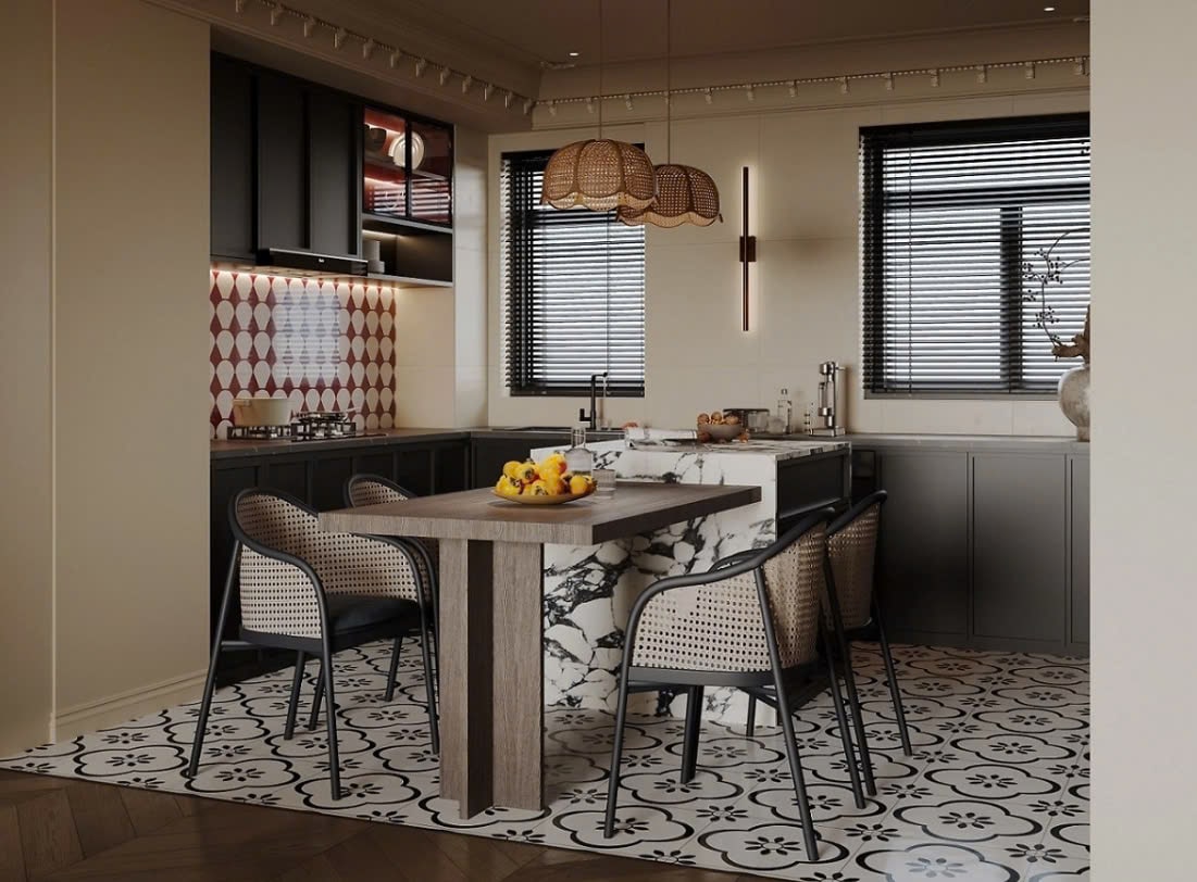 Nhà Phố Phong Cách Indochine