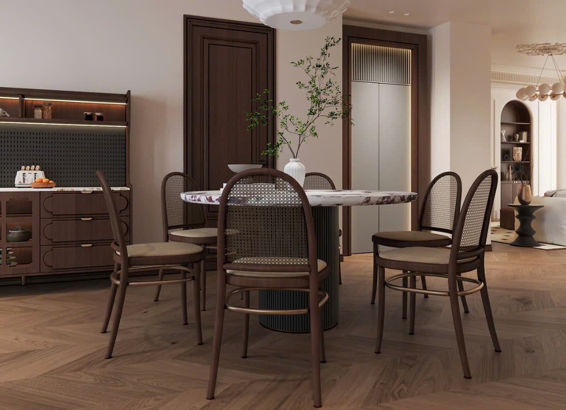 thiết kế Indochine nhà phố