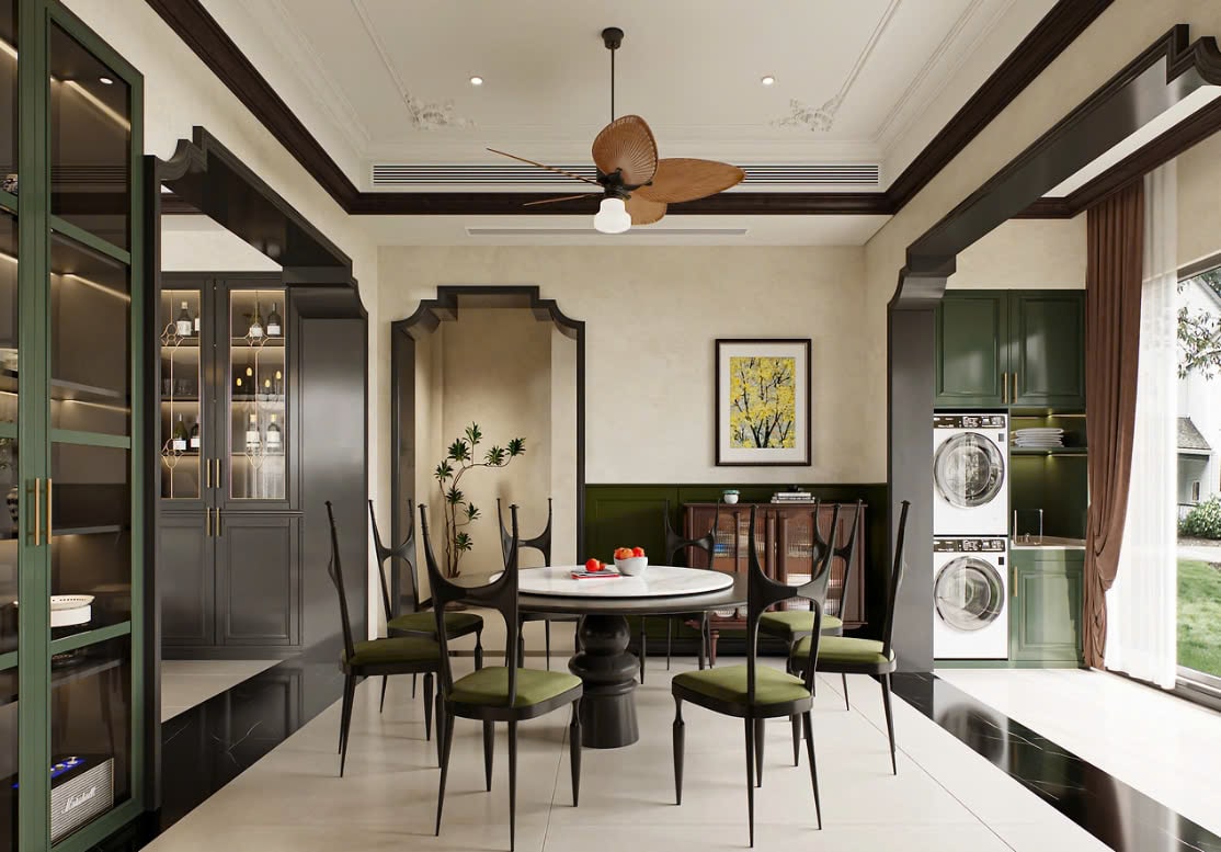 Nhà Phố Phong Cách Indochine