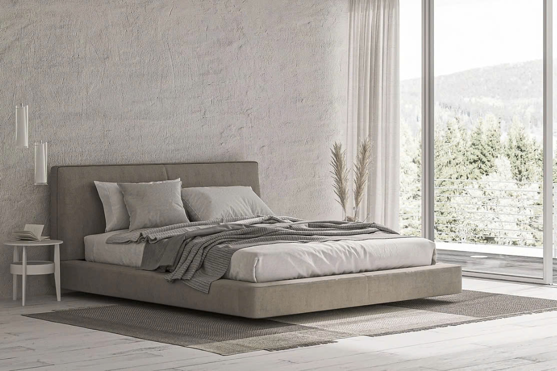 decor phòng ngủ tone xám