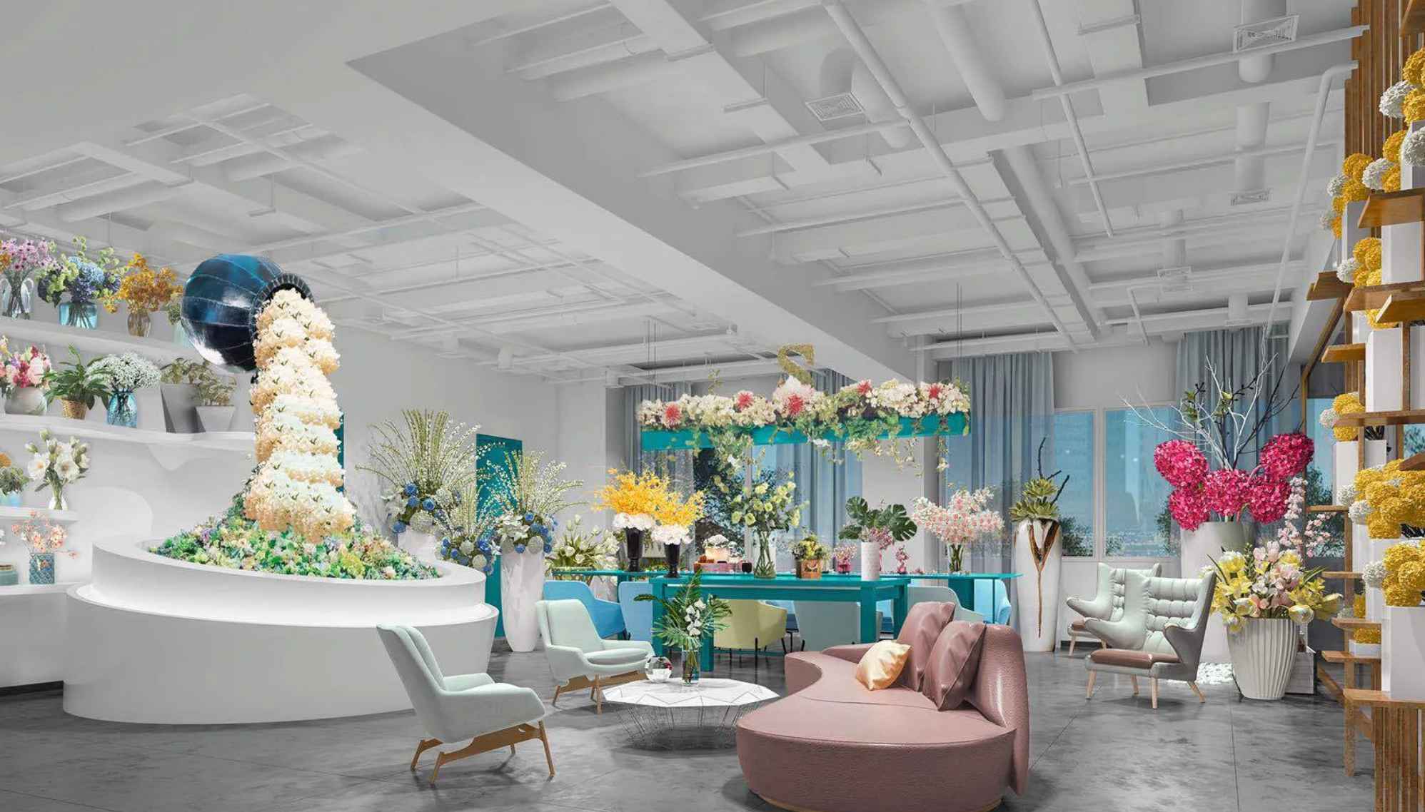 Thiết kế shop hoa tươi