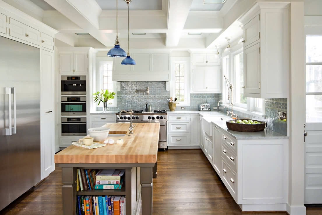 Decor Bếp Vintage tủ bếp phong cách vintage