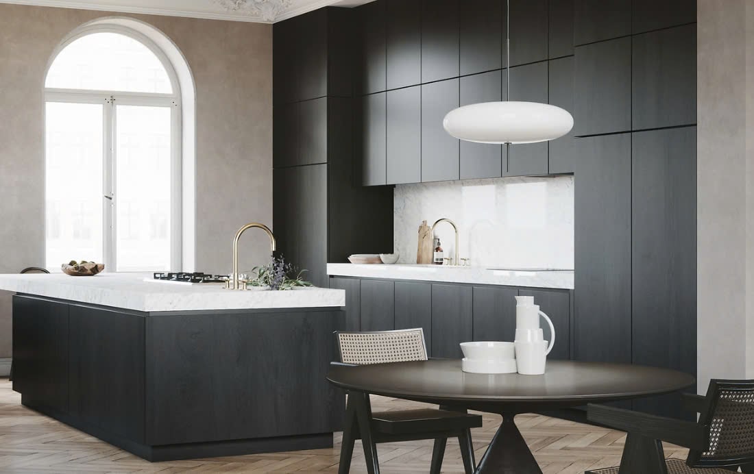 Phòng Bếp Phong Cách Minimalism thiết kế nhà bếp tối giản