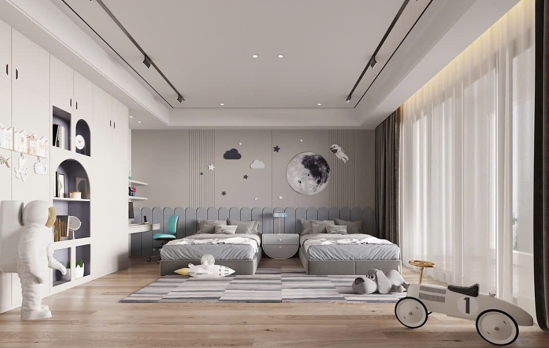 phòng ngủ cho 2 bé phòng ngủ cho 2 bé