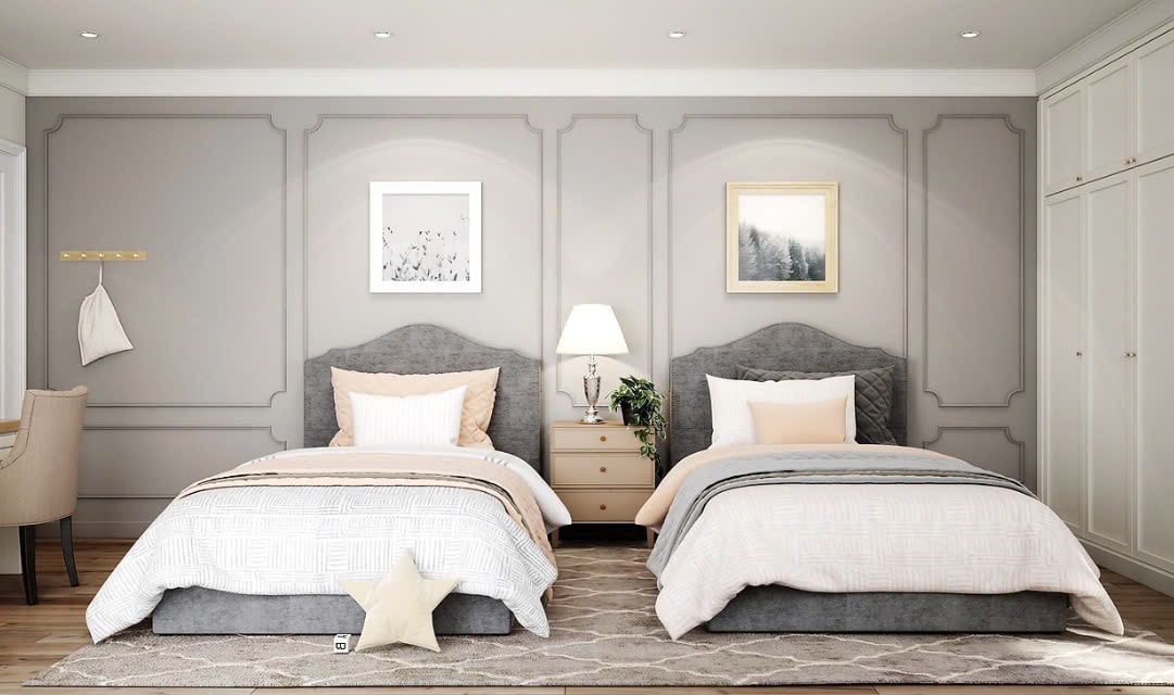 phòng ngủ cho 2 bé phòng ngủ cho 2 bé