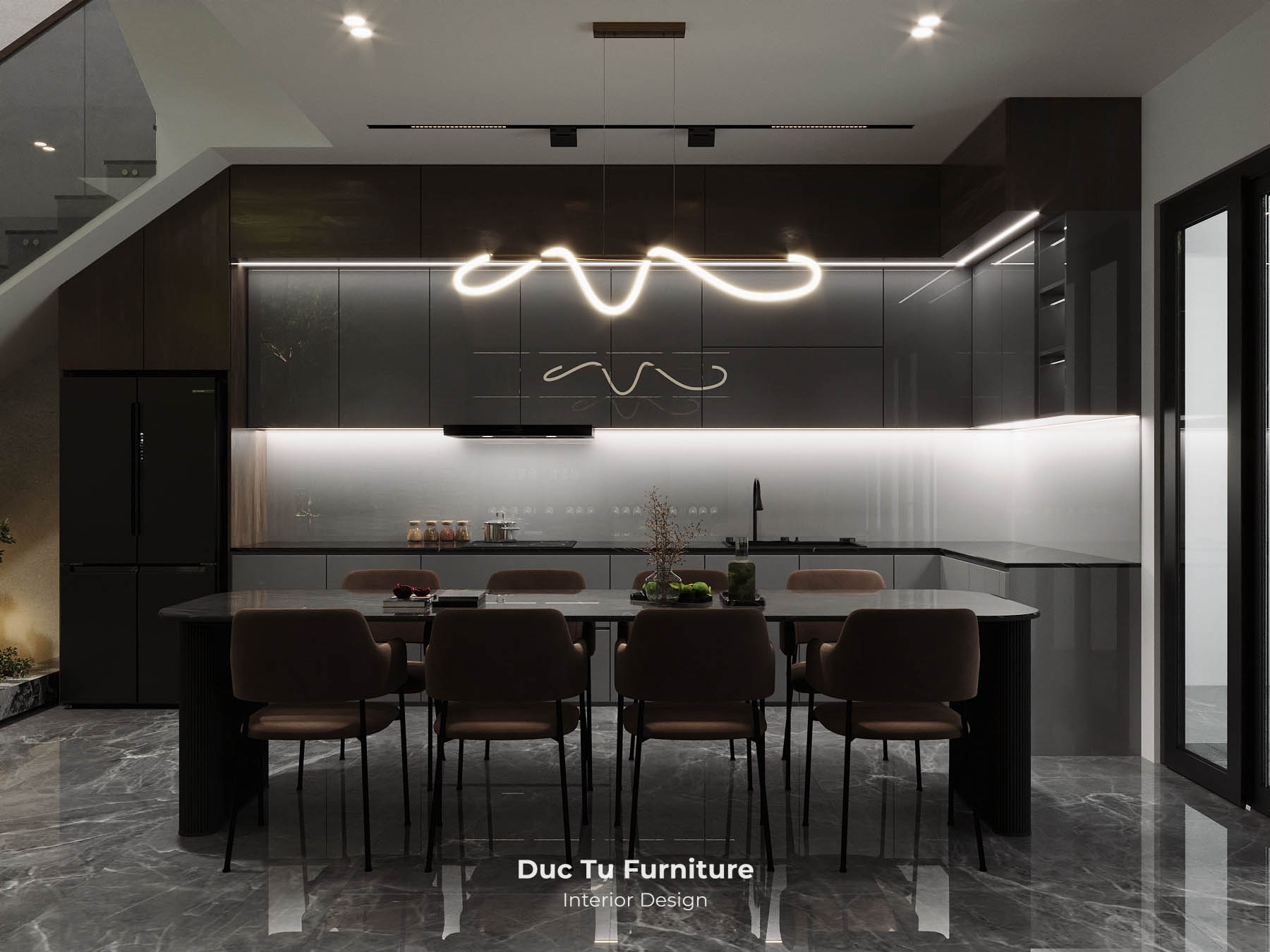 thiết kế nội thất nhà phố