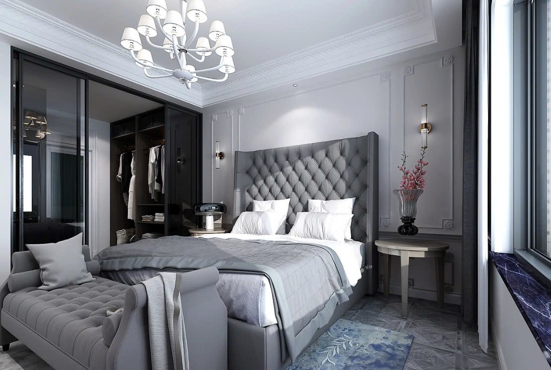 phòng ngủ tân cổ điển