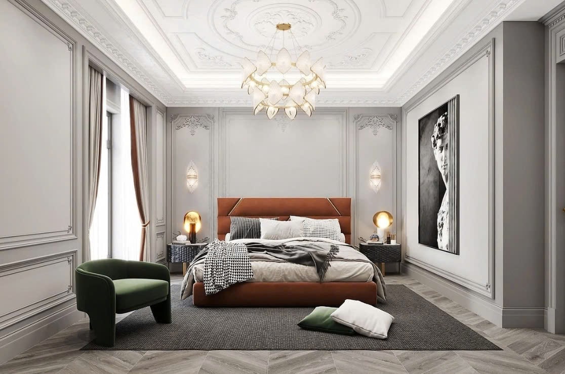 Nội Thất Phòng Ngủ Tân Cổ Điển