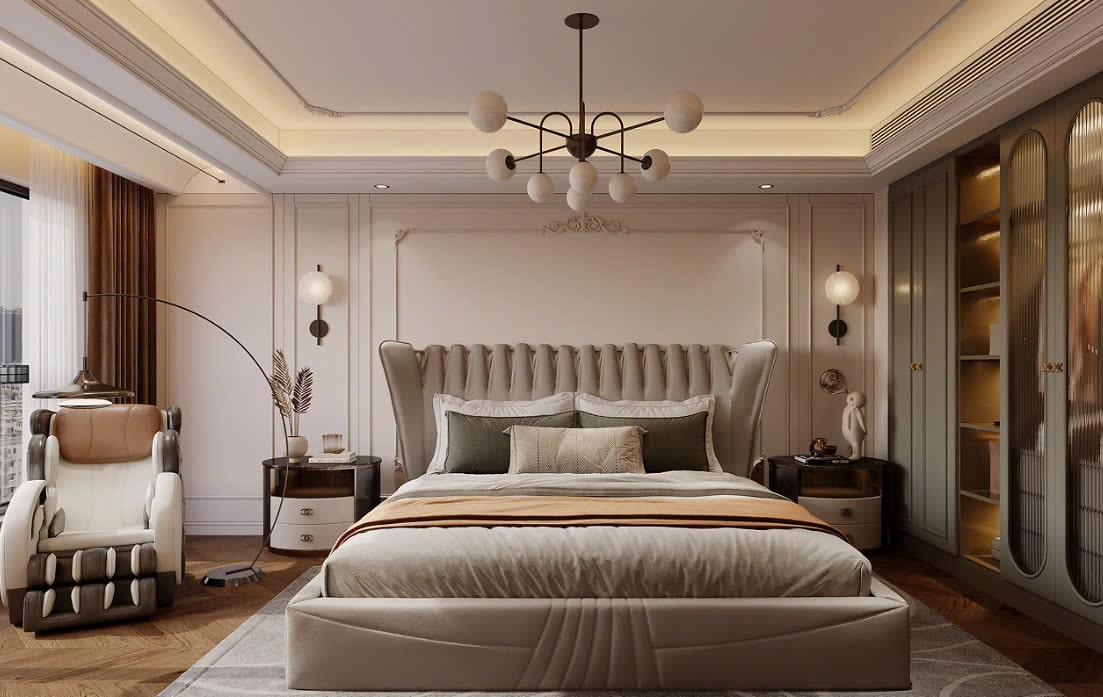 Nội Thất Phòng Ngủ Tân Cổ Điển