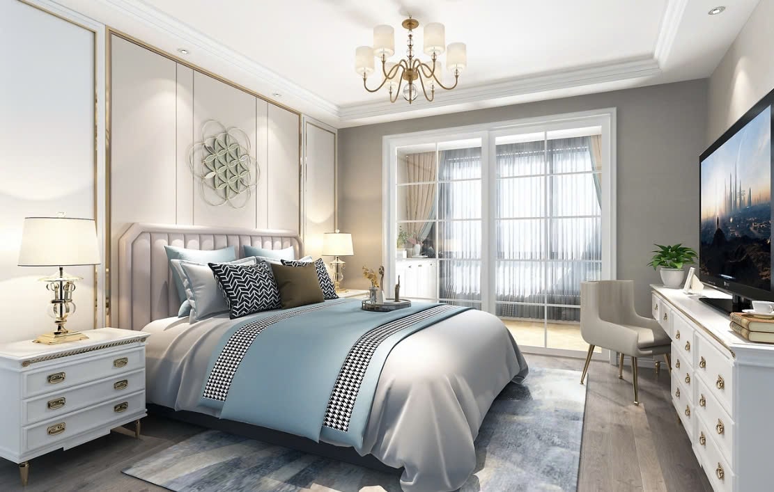 Nội Thất Phòng Ngủ Tân Cổ Điển