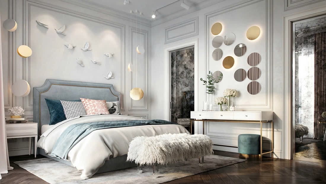 Nội Thất Phòng Ngủ Tân Cổ Điển