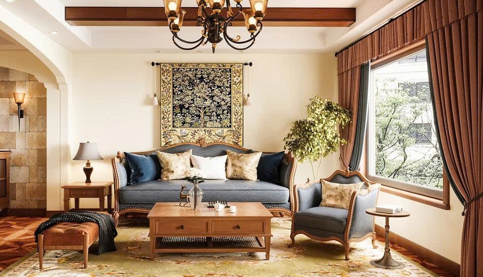 Phòng Khách Vintage thiết kế nội thất phòng khách